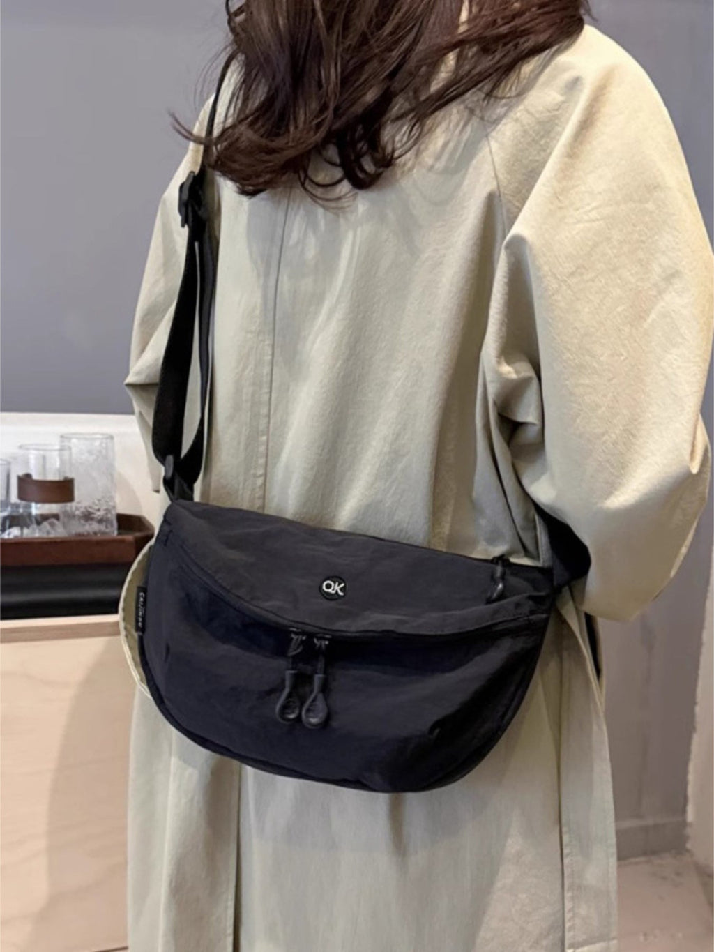 Lightweight Nylon Crossbody Bag
