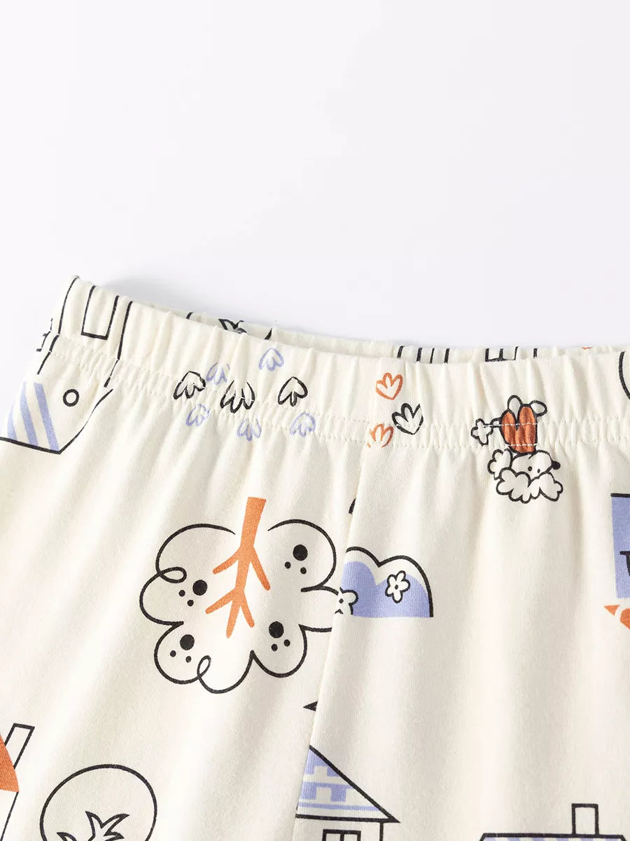 Children's Cat T-shirt and Shorts Set