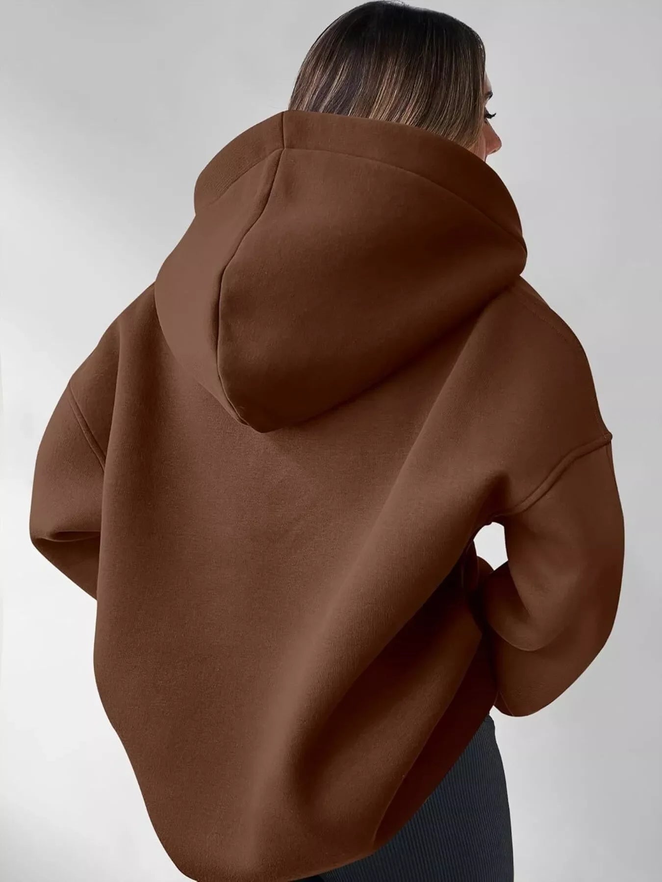 Dropped Shoulder Long Sleeve Sweatshirt