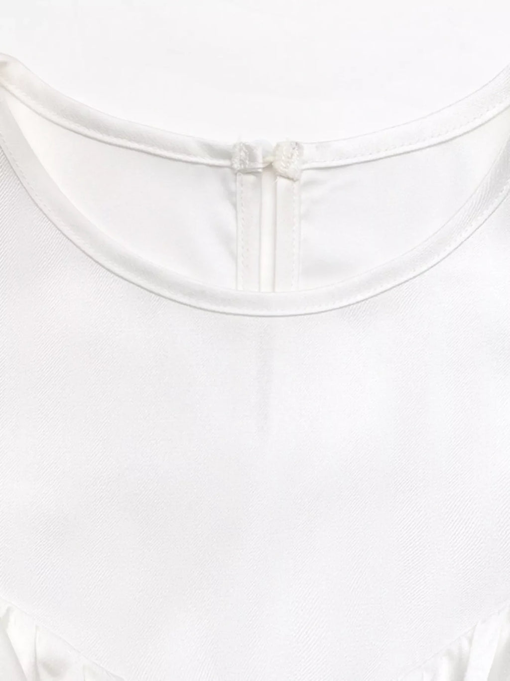 Ruffled Cold Shoulder Flounce Sleeve Blouse