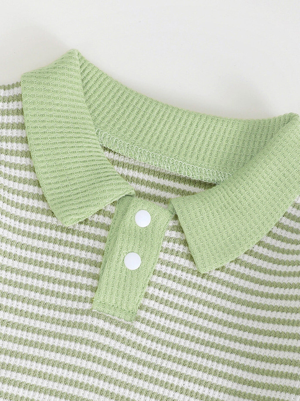 Children's Striped Polo Shirt & Pants Set