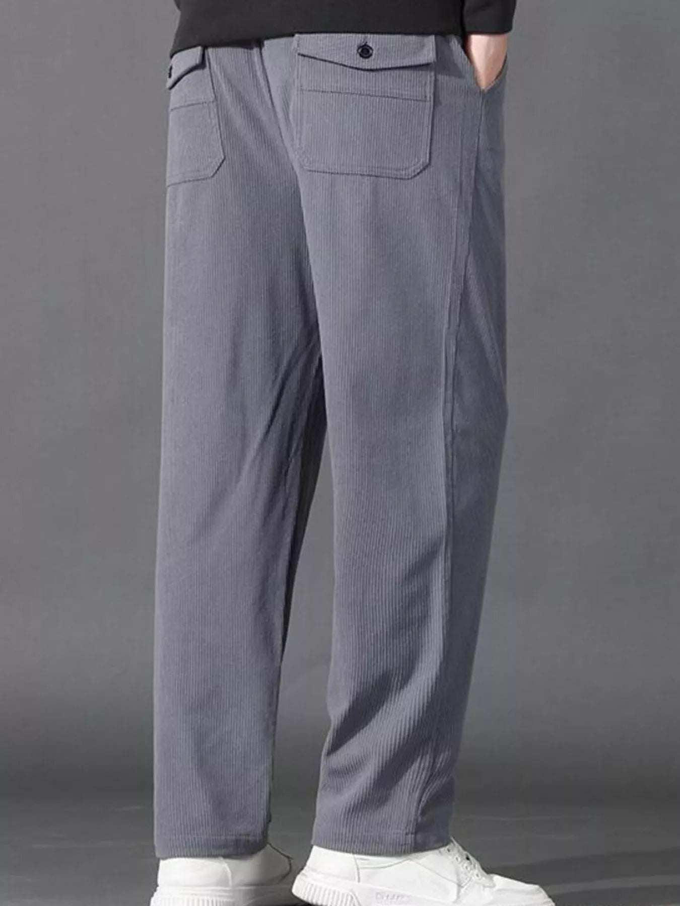 Men's Plus Size Drawstring Loose Fit Pants