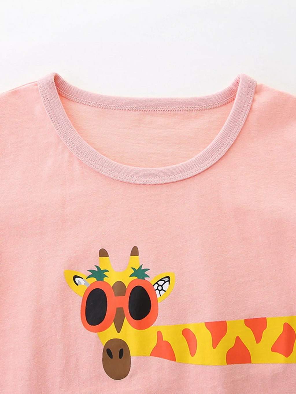 Children's Cartoon Animal Print T-Shirt