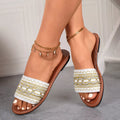 Open Toe Flat Sandals