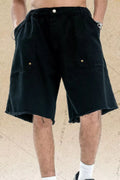 Men's Raw Hem Relaxed Fit Shorts