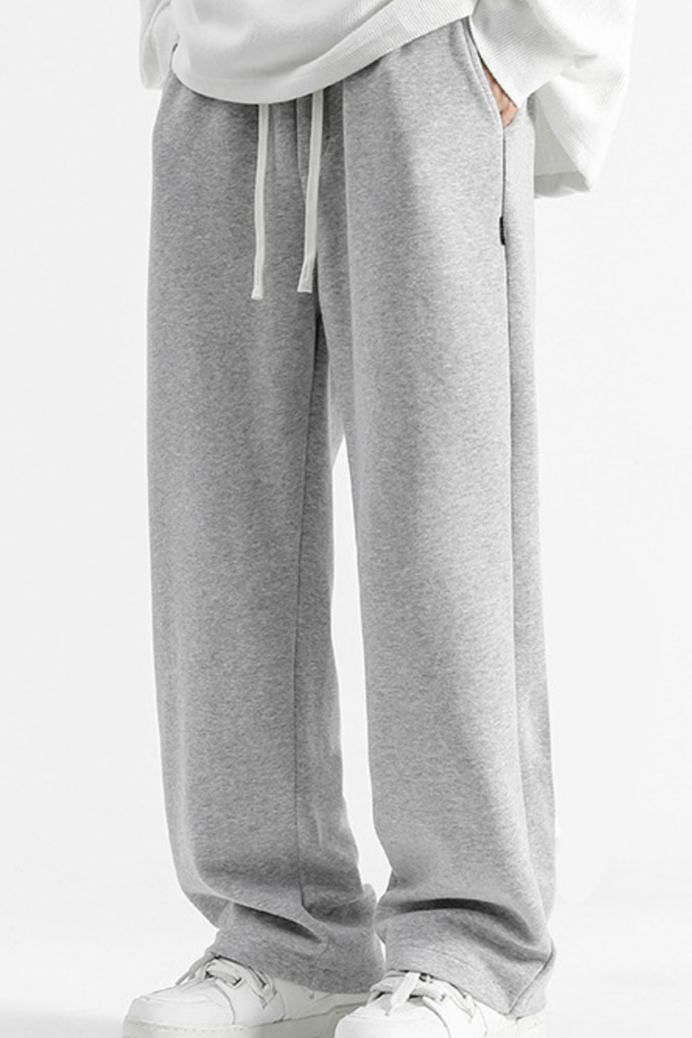 Men's Full Size Loose-Fit Drawstring Pants Plus Size