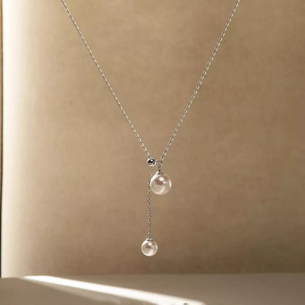 Pearl Pendant Y Necklace