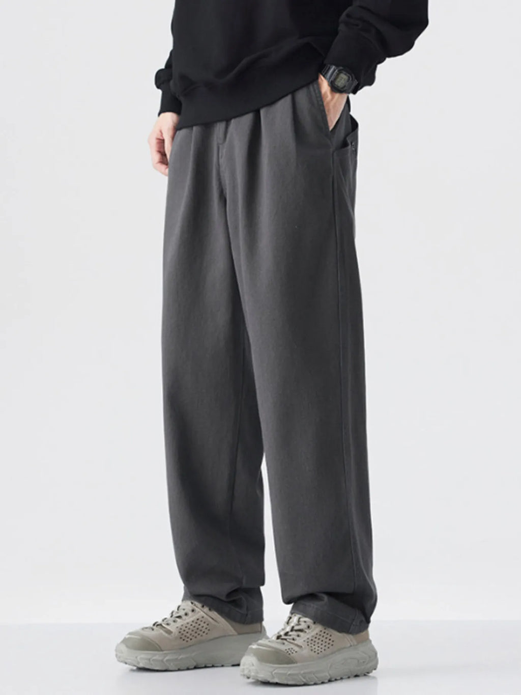 Men's Wide-Leg Casual Pants