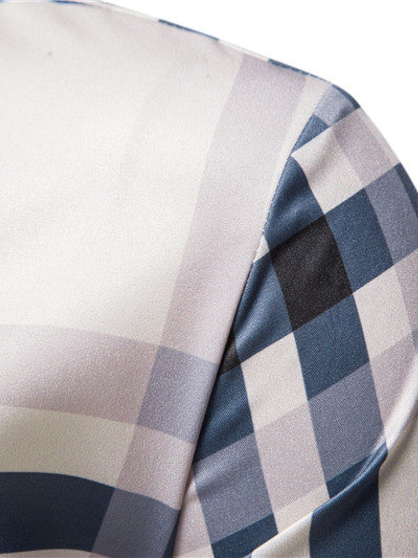 Men's Plaid Button Up Long Sleeve Shirt