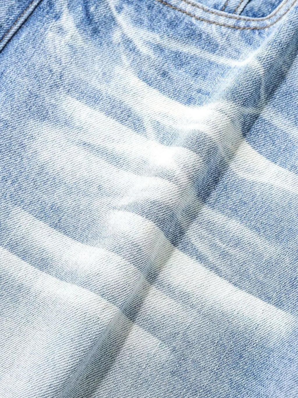 Men's Wide Leg Denim Capris