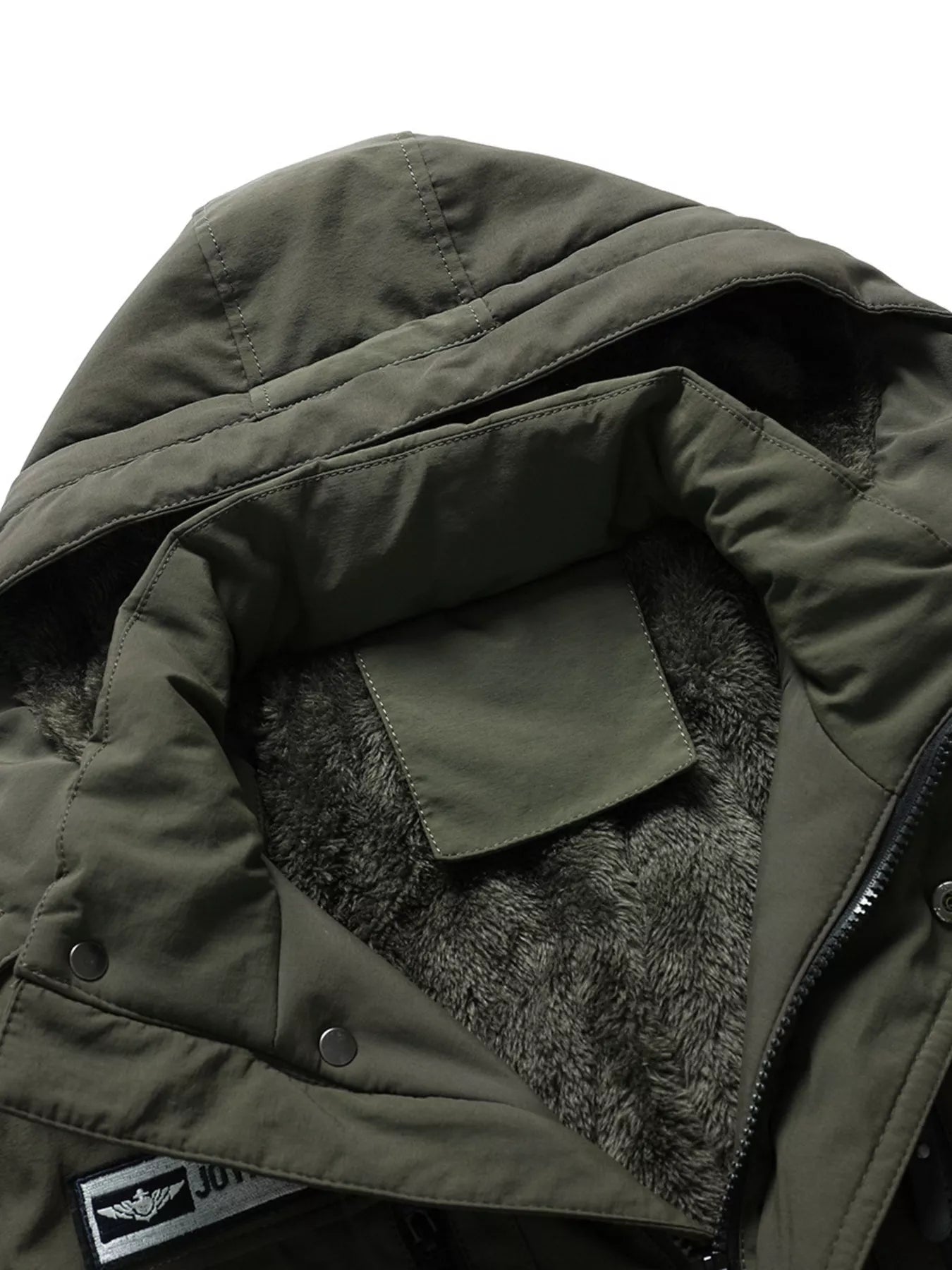Men's Plus Size Winter Warm Hooded Padded Coat