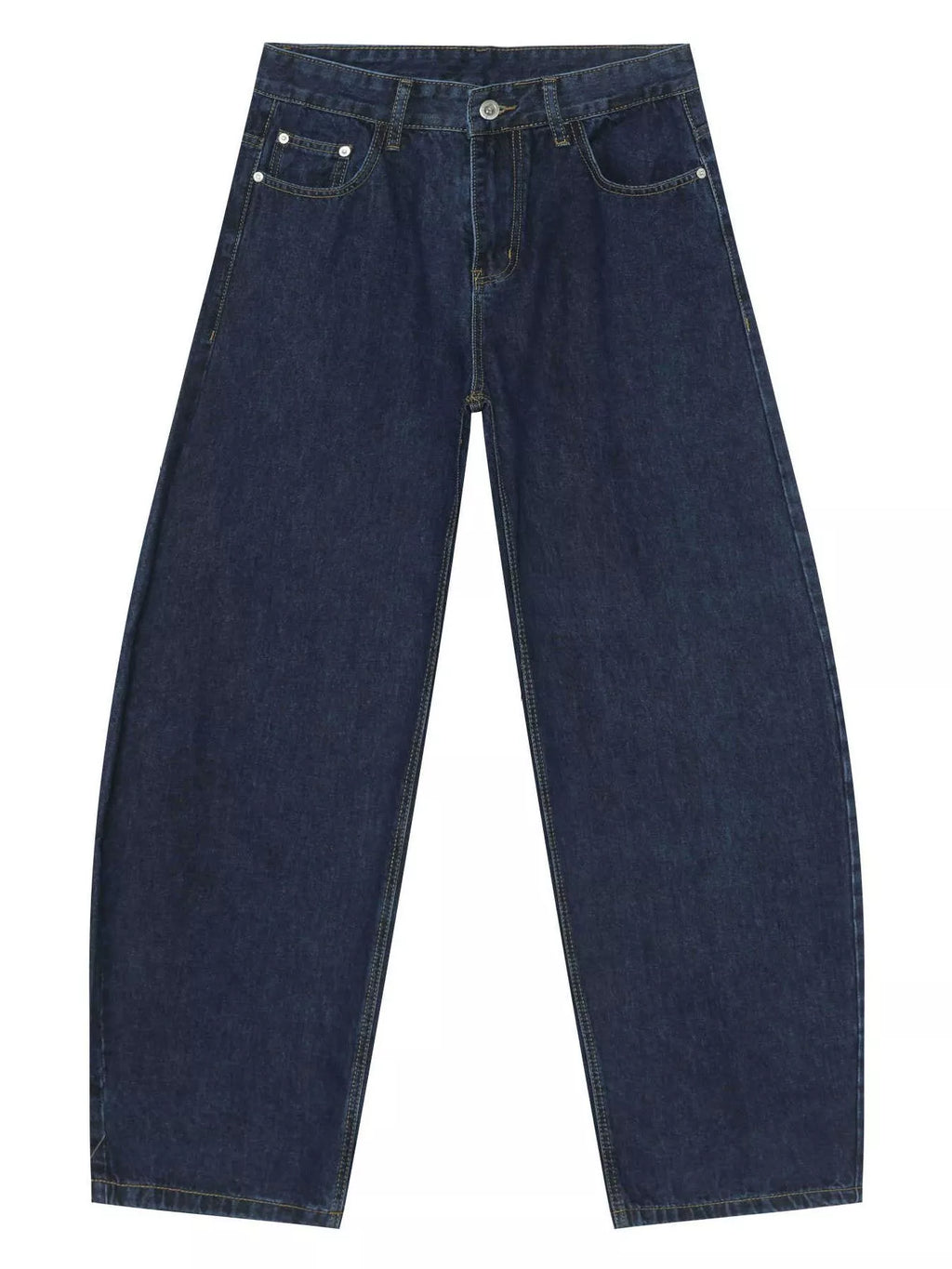 Men's Wash Wide Leg Jeans
