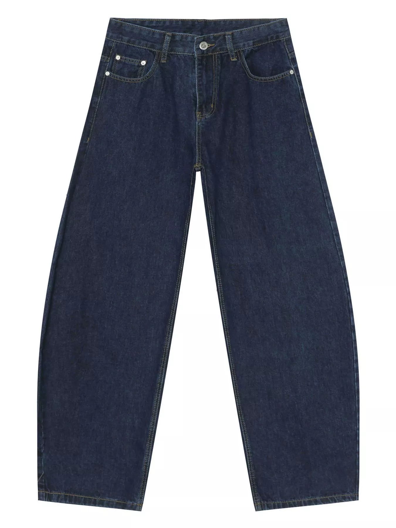 Men's Wash Wide Leg Jeans