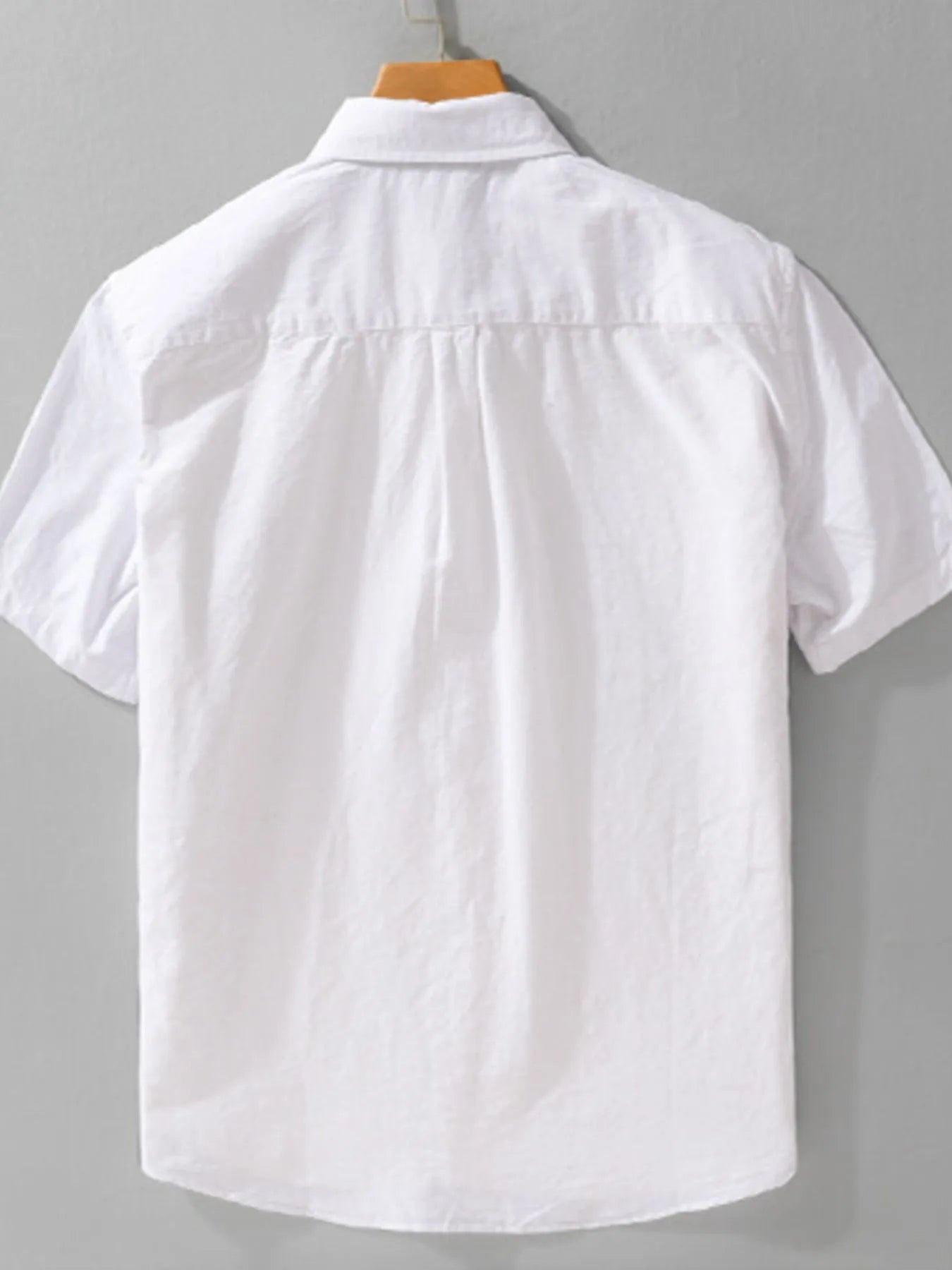 Men's Plus Size Button Up Short Sleeve Shirt