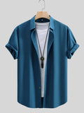 Men's Button Up Short Sleeve Shirt