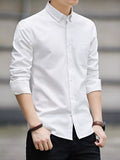 Men's Plus Size Casual Long Sleeve Shirt