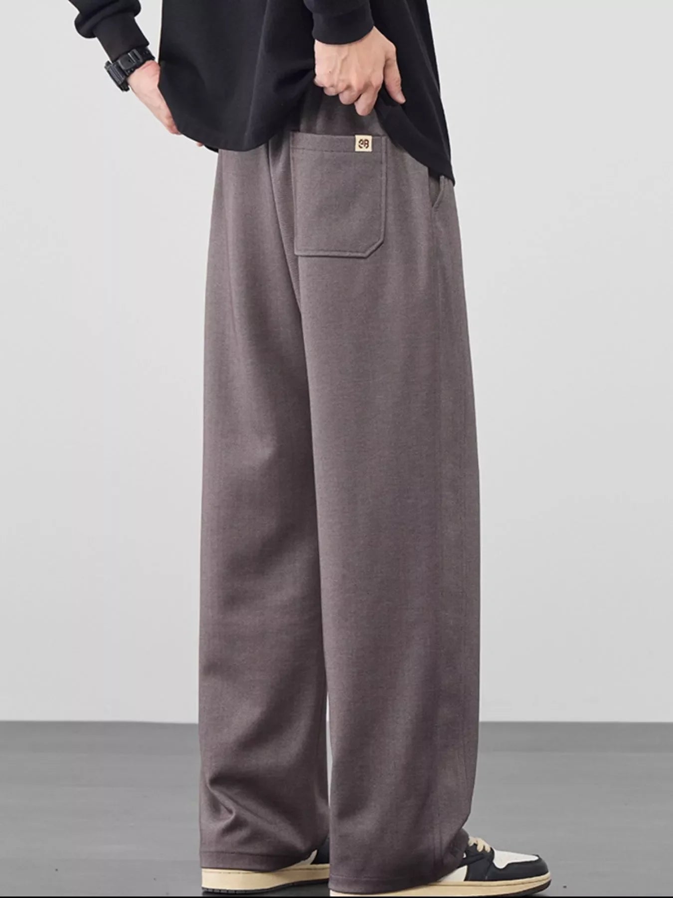 Men's Plus Size Casual Loose Fit Drawstring Pants