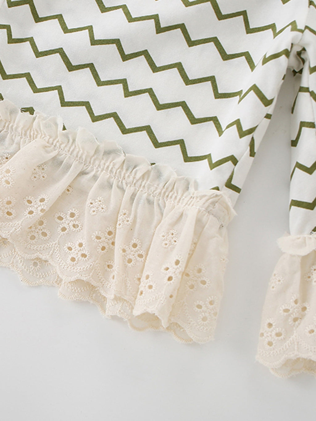 Children's Ruffled Round Neck Tee and Shorts