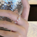 Pearl Crystal Bead Ring
