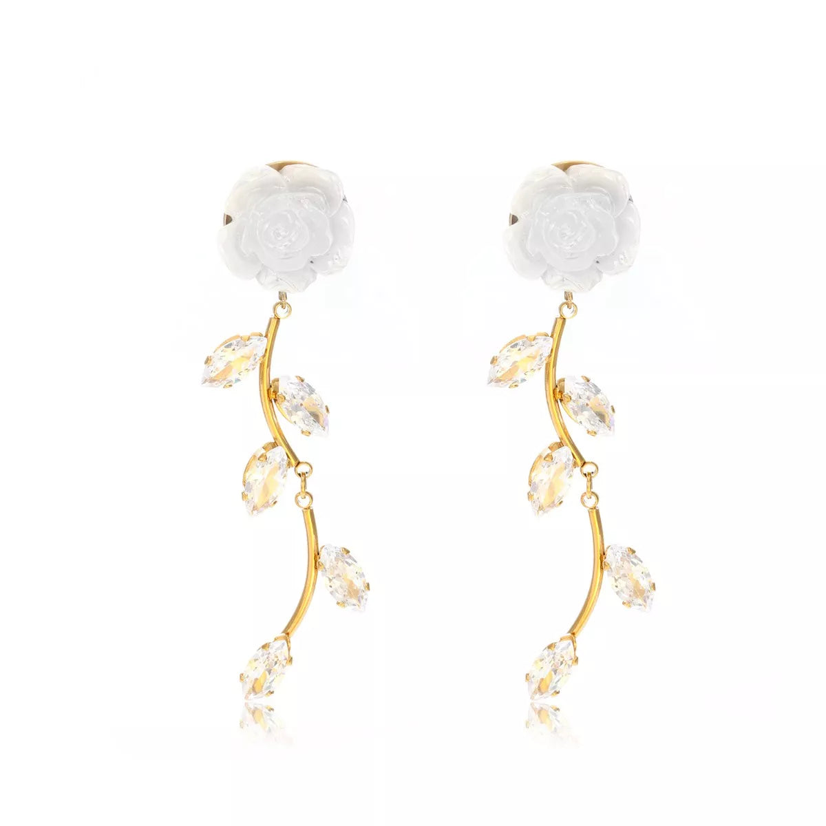 Flower Drop Earrings