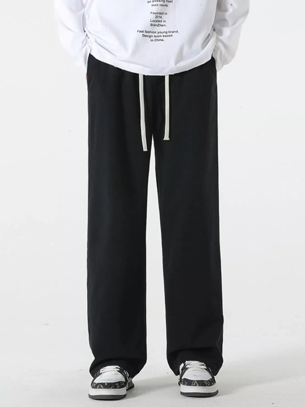 Men's Full Size Relaxed Fit Drawstring Pants Plus Size
