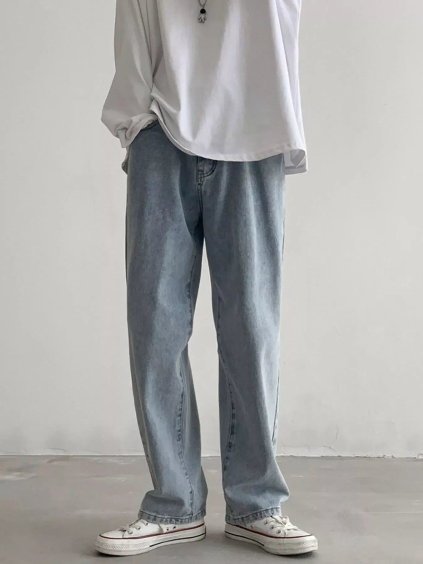 Men's Wash Loose Fit Jeans