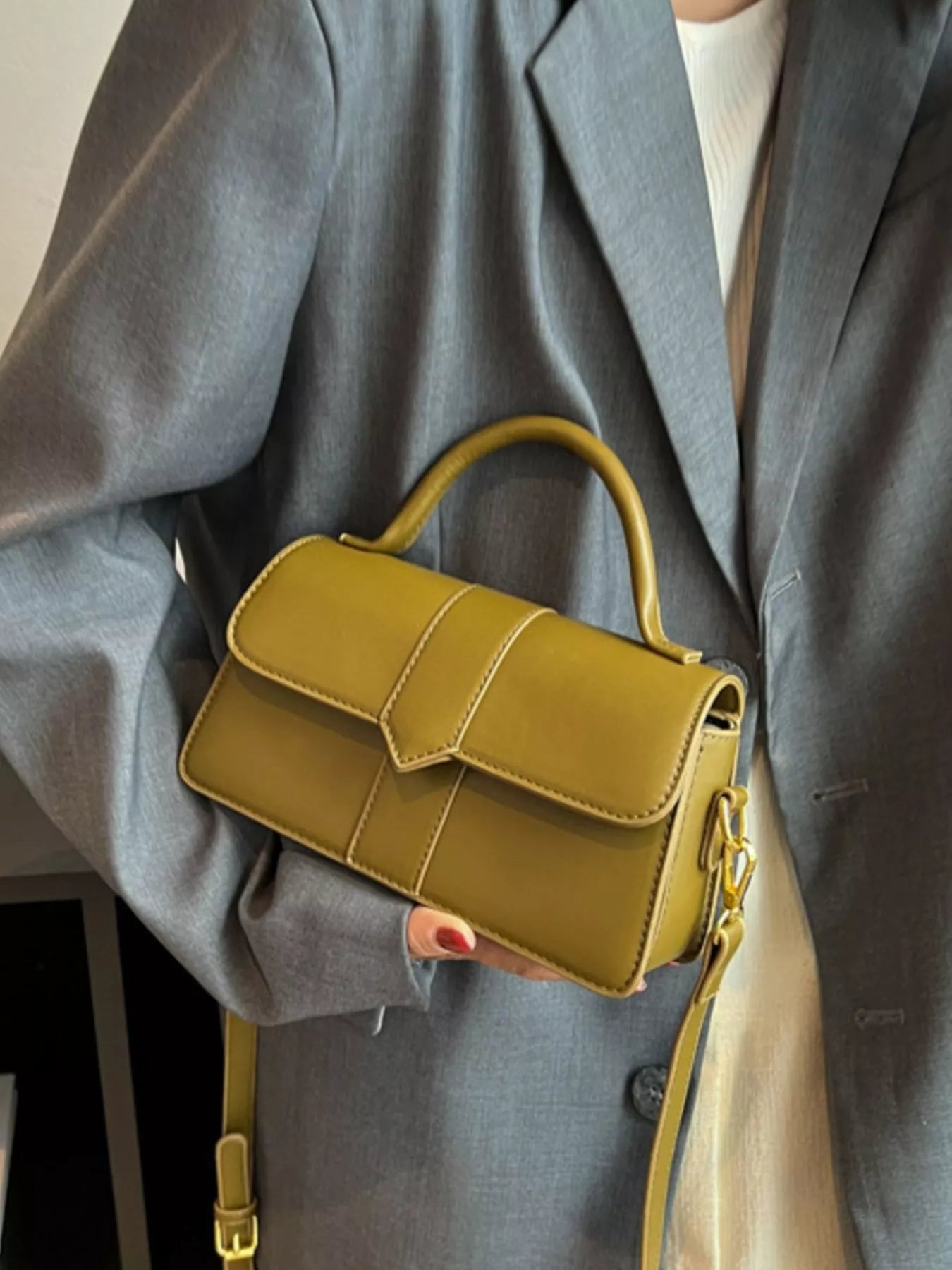 Top Handle Crossbody Bag