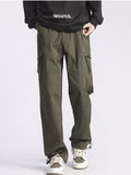 Men's Full Size Relaxed Fit Cargo Pants with Pockets Plus Size