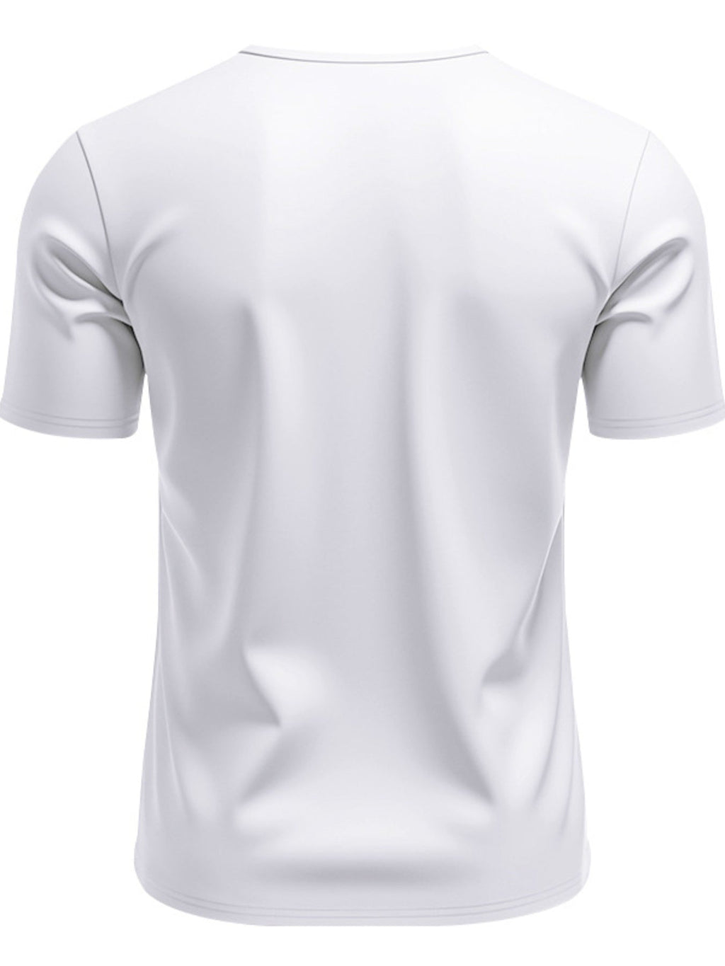 Men's Full Size V-Neck Short Sleeve T-Shirt and Shorts Set Plus Size