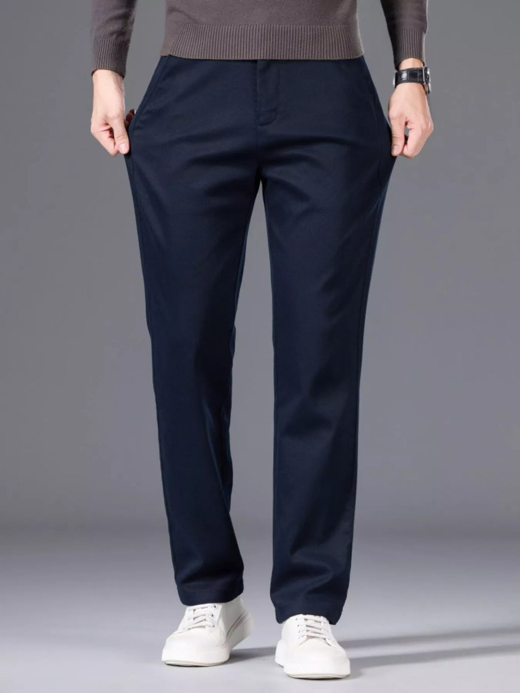 Men's Classic Straight-Leg Pants