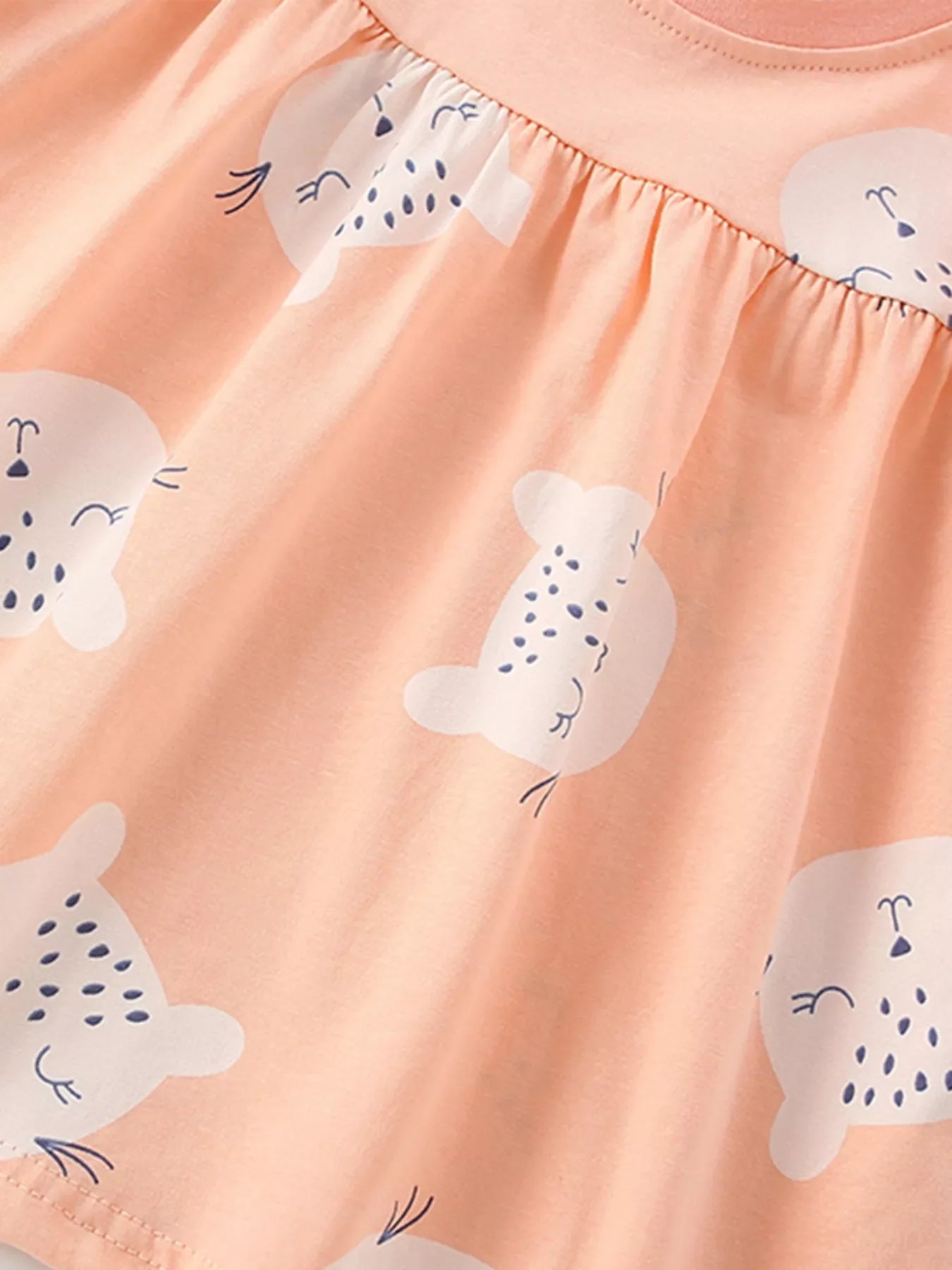Children's Ruffled Sleeve Top and Shorts Set