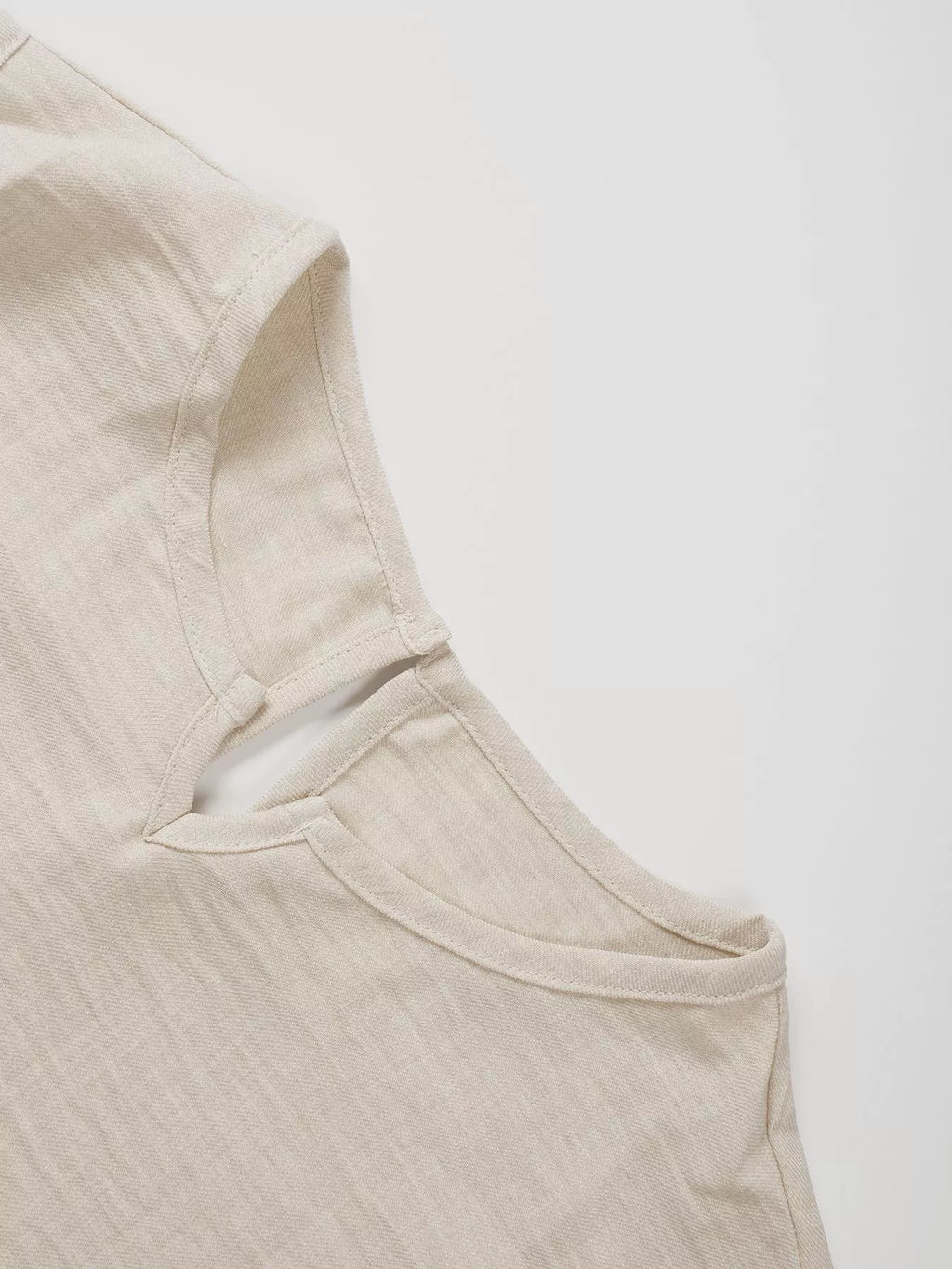 Sleeveless Top and Shorts Two-Piece Set