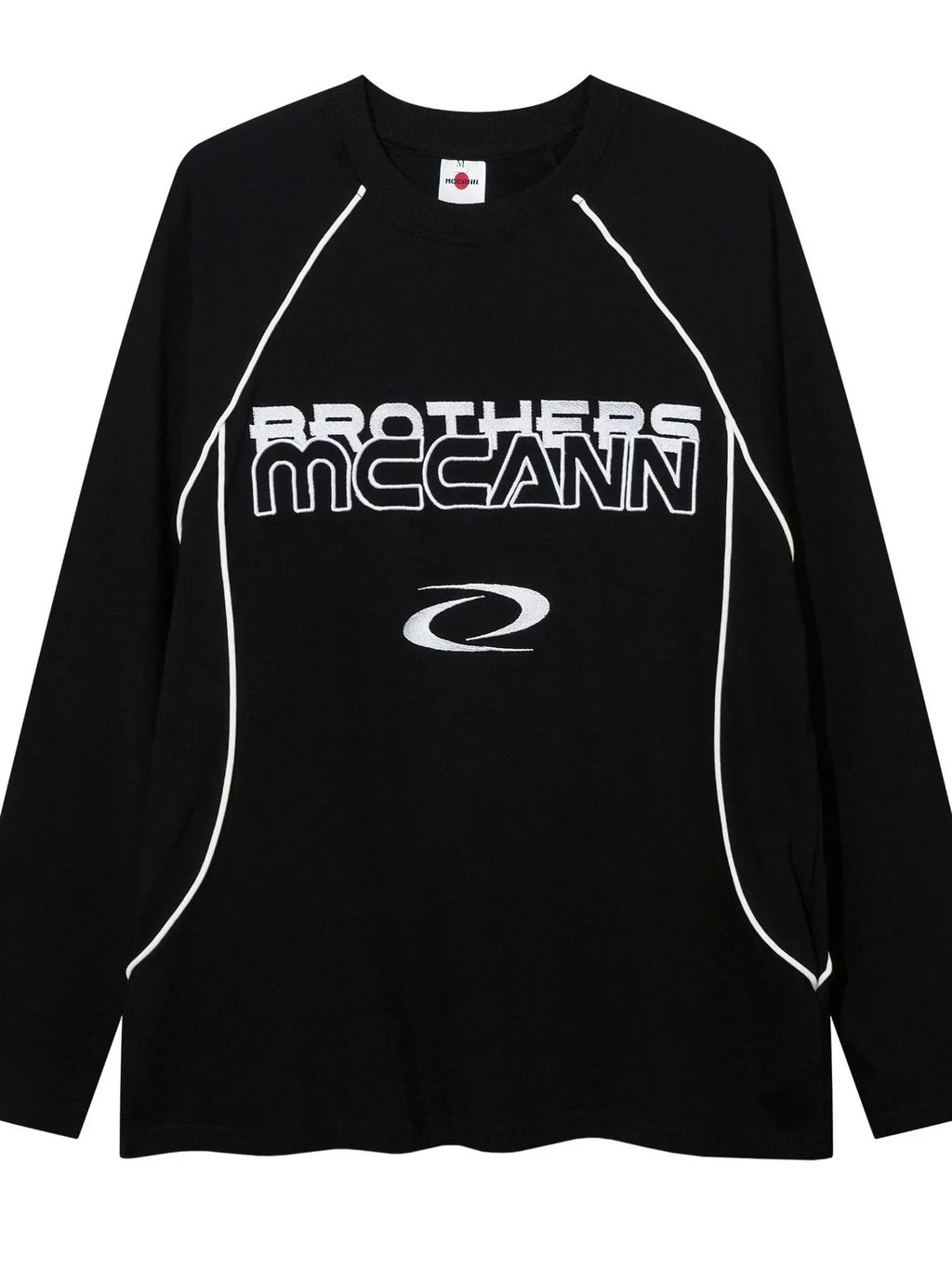 Men's Contrast Stitching Round Neck Letter Graphic T-Shirt