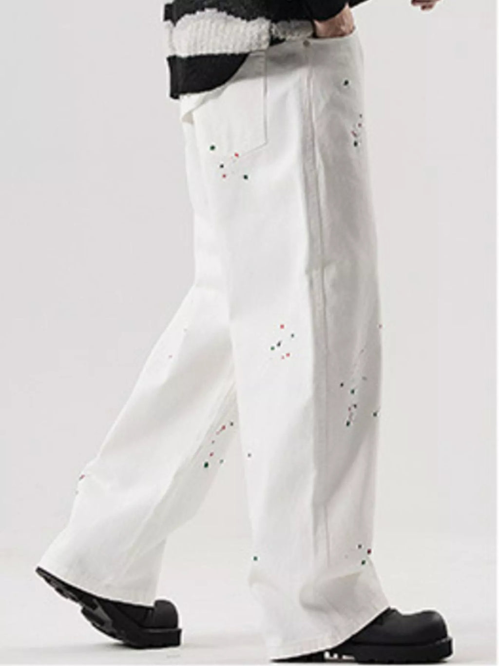 Men's Full Size Wide Leg Jeans Plus Size