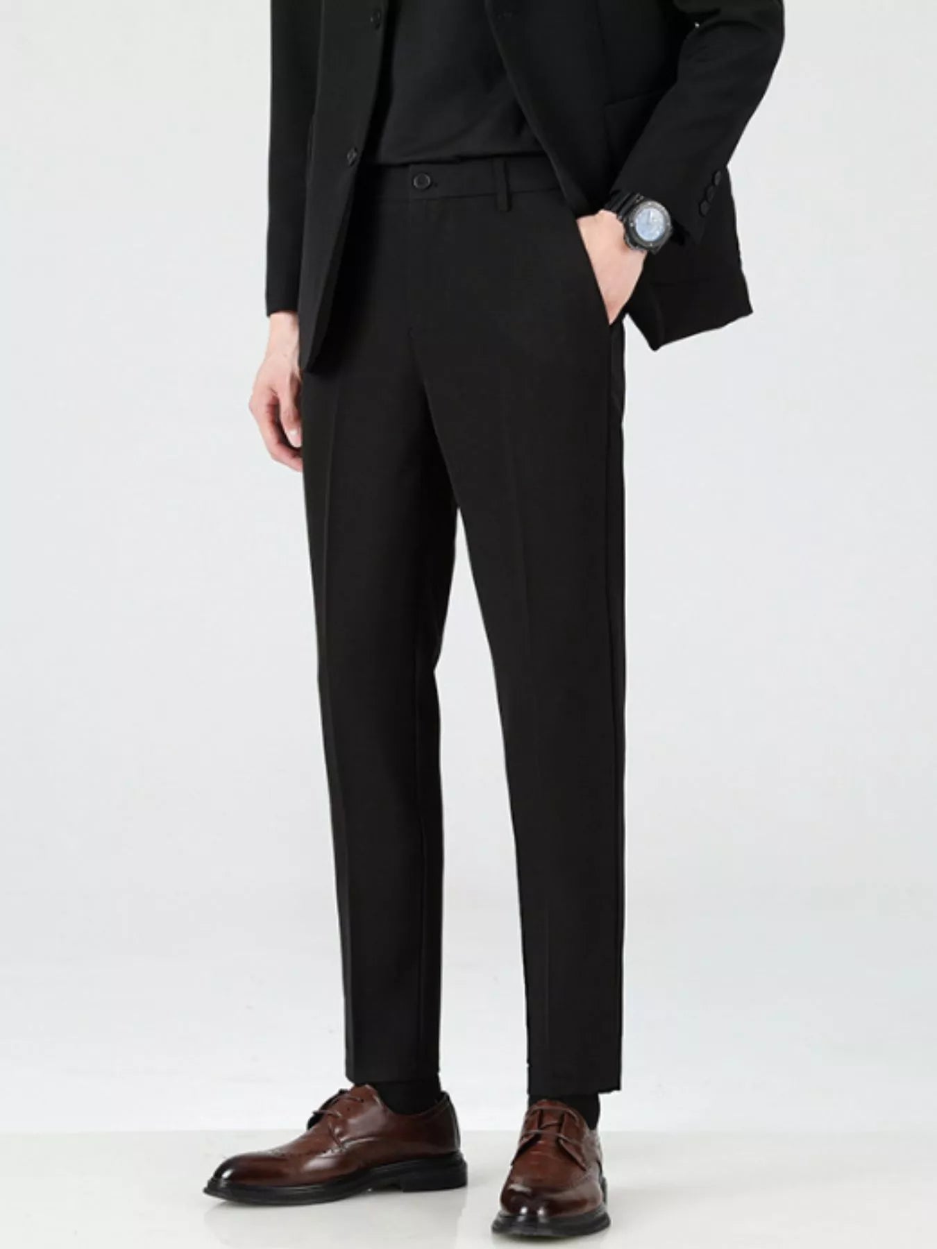 Men's Slim-Fit Business Casual Pants
