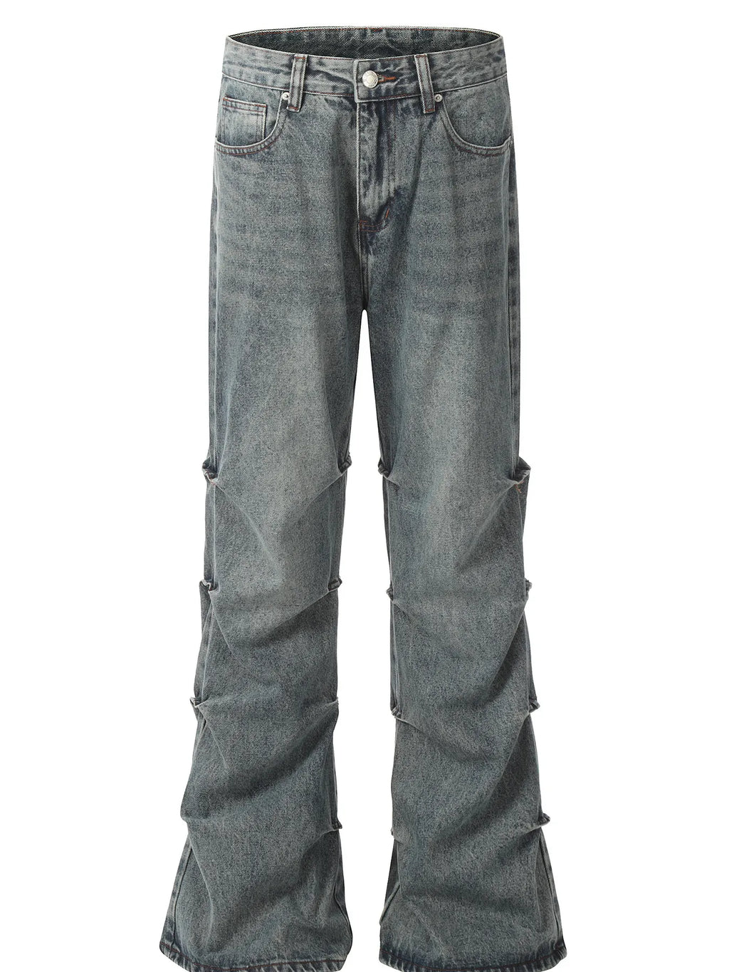 Men's Vintage Washed Flare Jeans