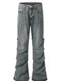 Men's Vintage Washed Flare Jeans
