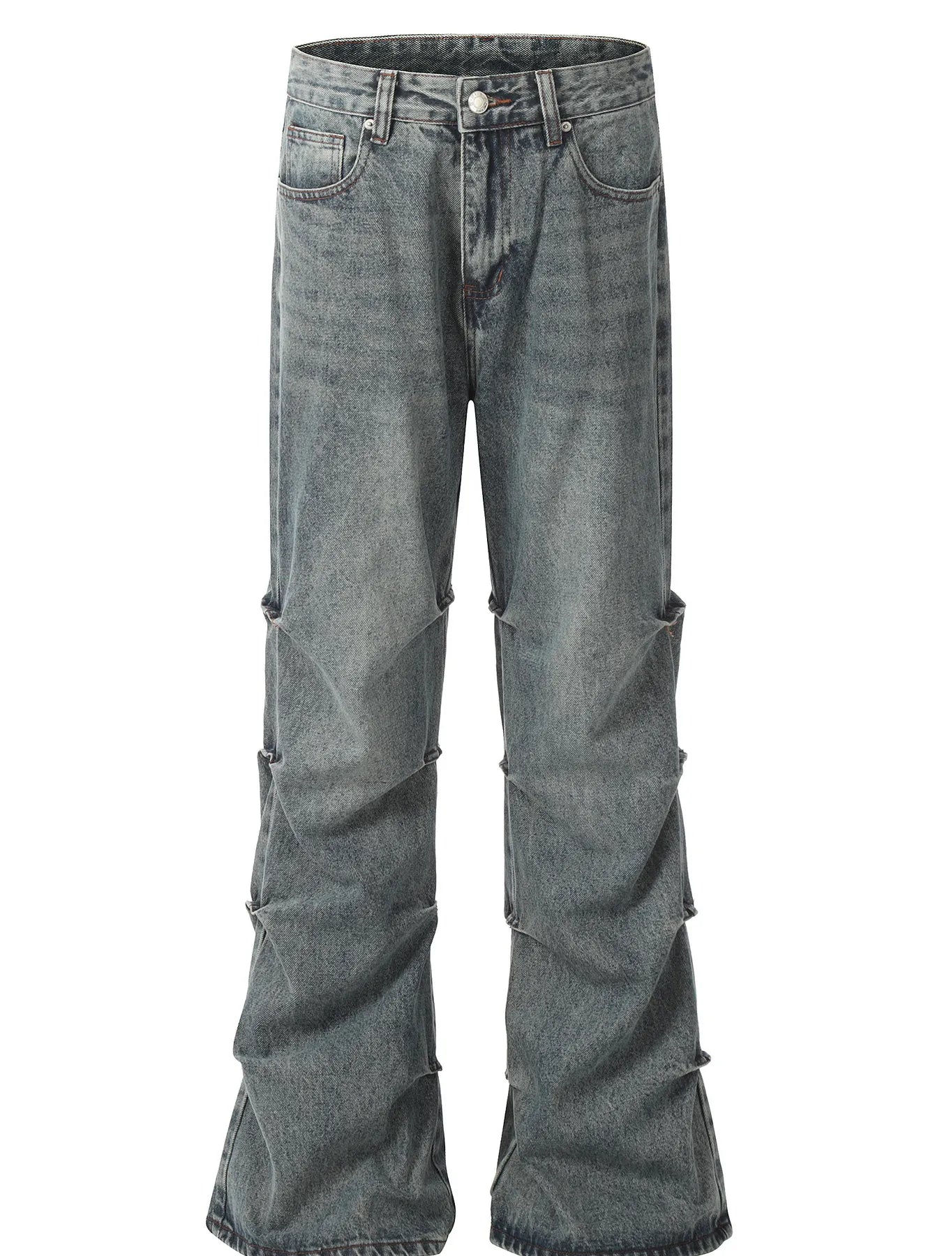 Men's Vintage Washed Flare Jeans