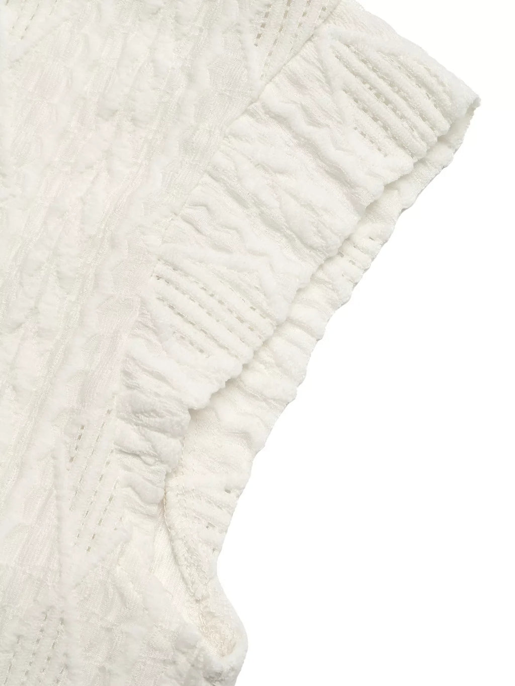 Textured Cap Sleeve Top