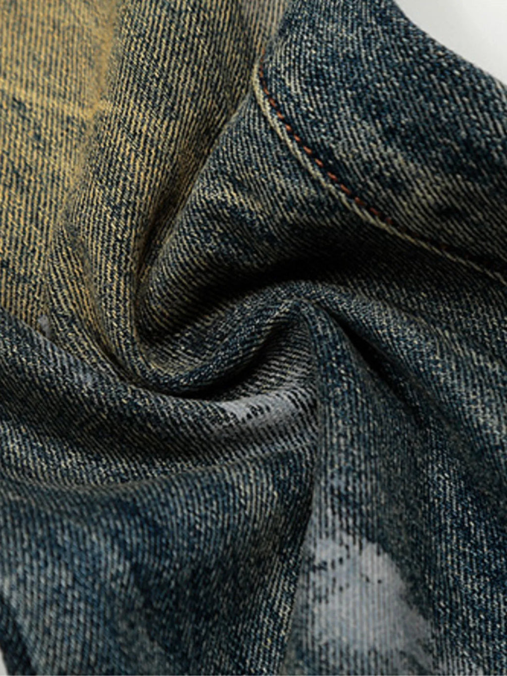 Men's Washed Loose Fit Jeans