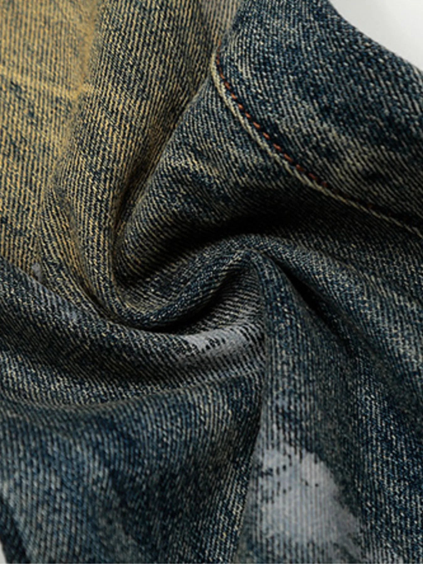 Men's Washed Loose Fit Jeans