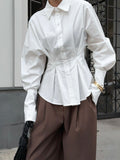 Button Up Cuff Detail Shirt