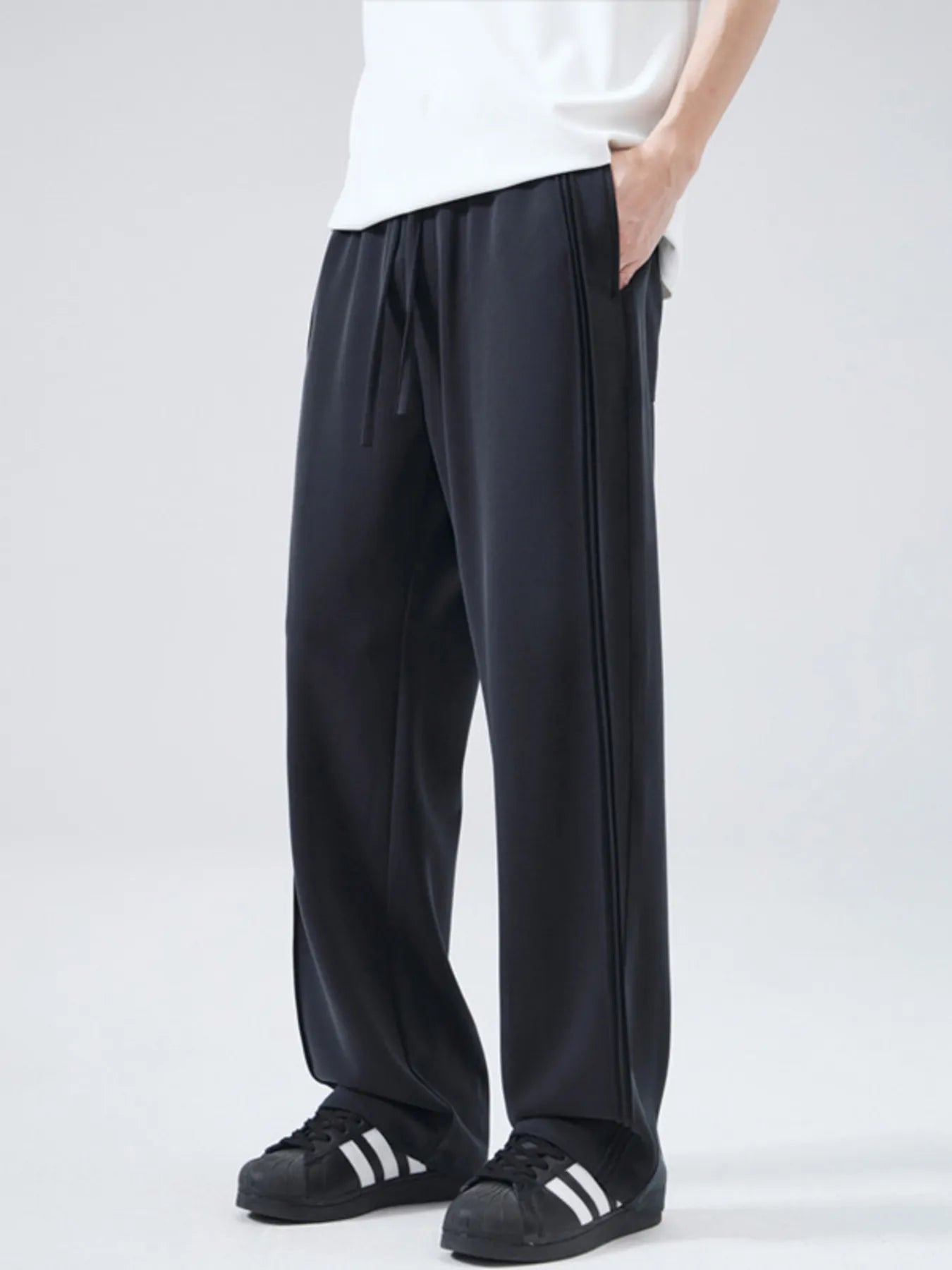 Men's Full Size Loose Fit Casual Pants Plus Size