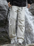 Men's Plus Size Loose Fit Multi-Pocket Cargo Pants
