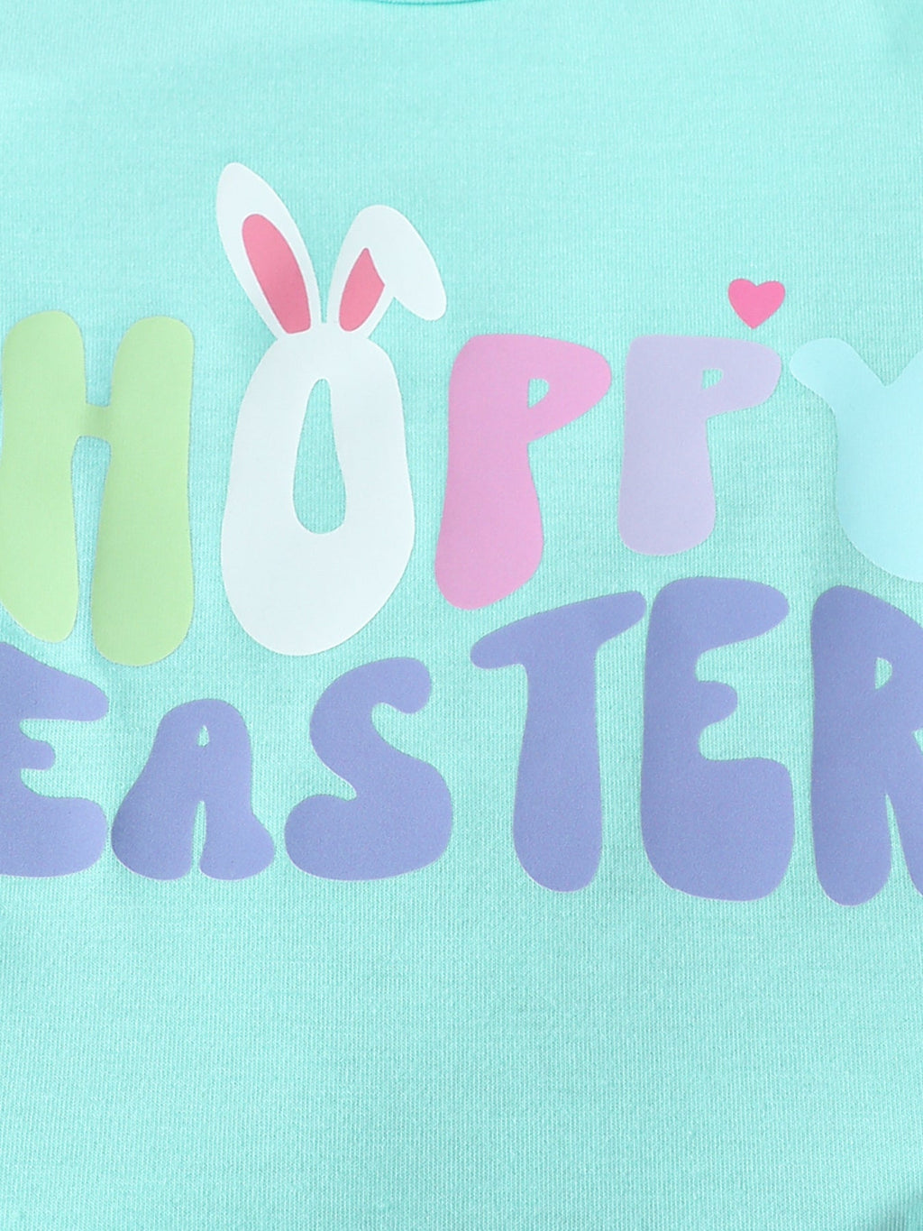 Children's Easter Graphic Bodysuit and Skirt Set with Headband