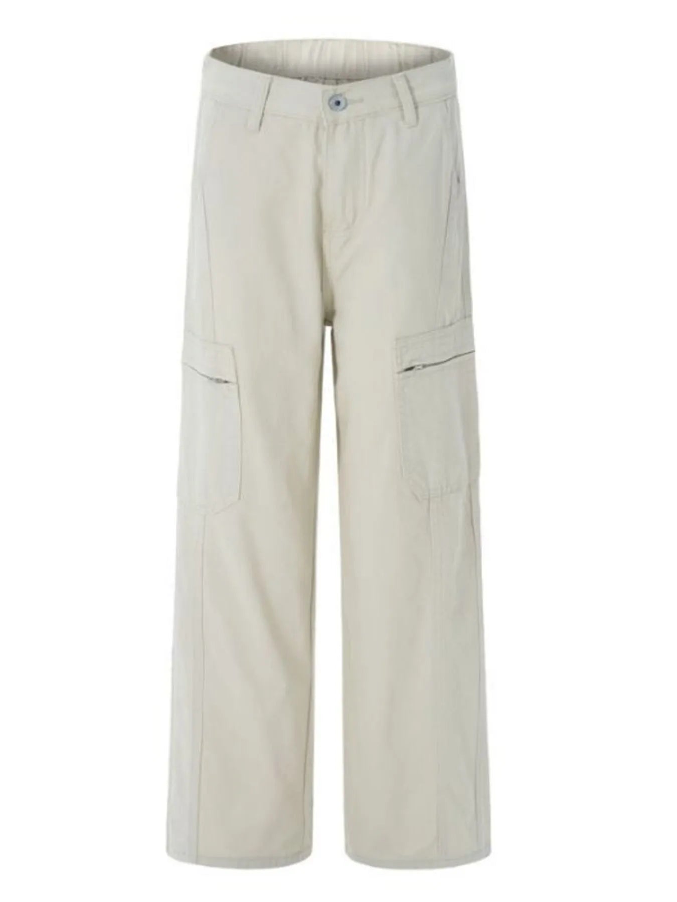 Men's Wide Leg Cargo Pants with Multi Pockets
