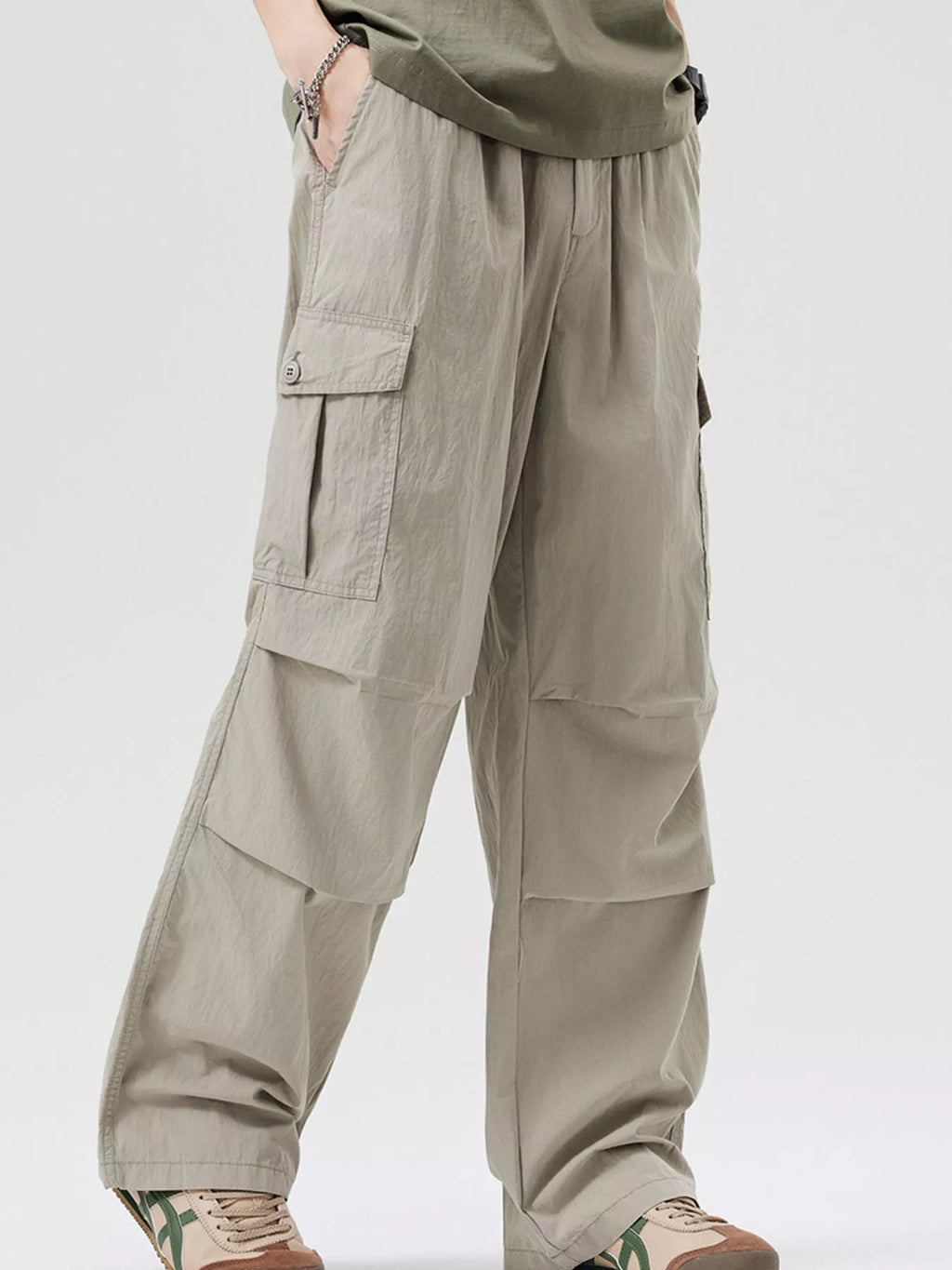 Men's Full Size Loose Fit Cargo Pants Plus Size