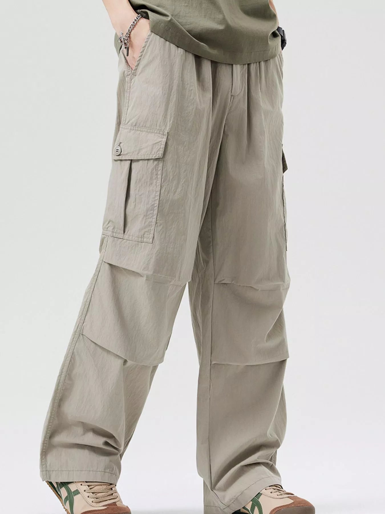 Men's Full Size Loose Fit Cargo Pants Plus Size