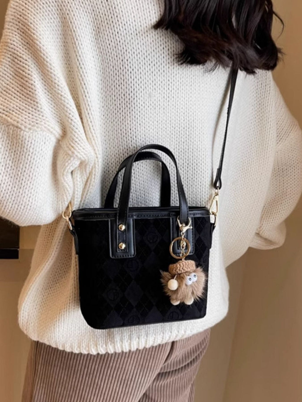Top Handle Crossbody Bag
