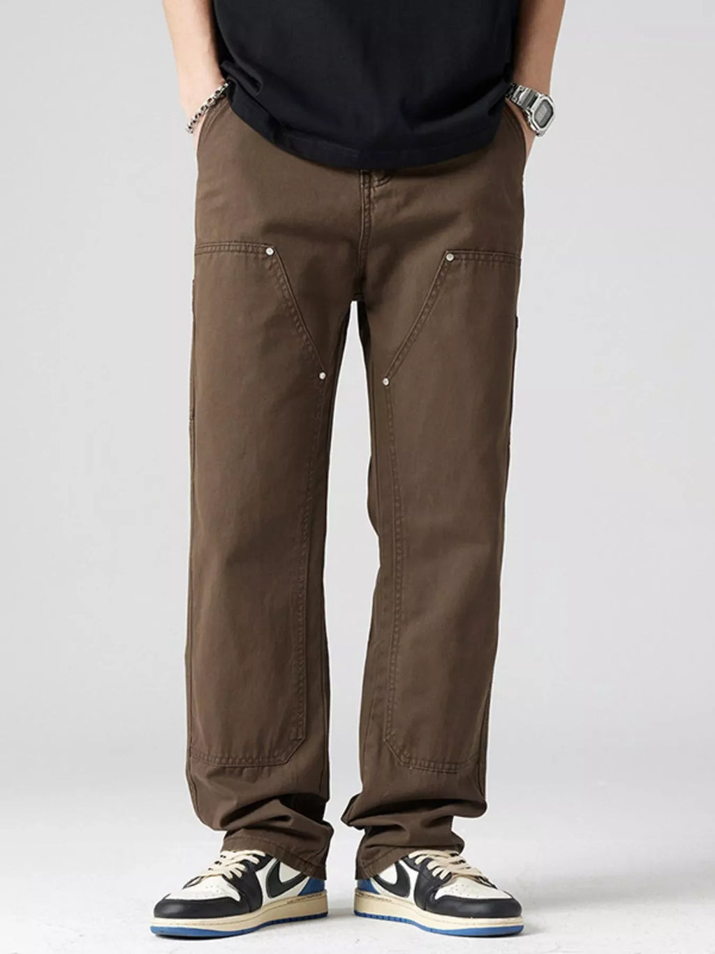 Men's Wide-Leg Relaxed Fit Jeans
